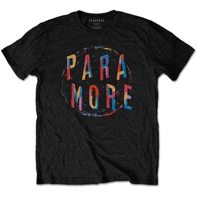 T-shirt Paramore Unisex T-Shirt: Spiral (Black) Taille S