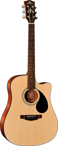Kepma Guitars EDC+ Dreadnought Natural