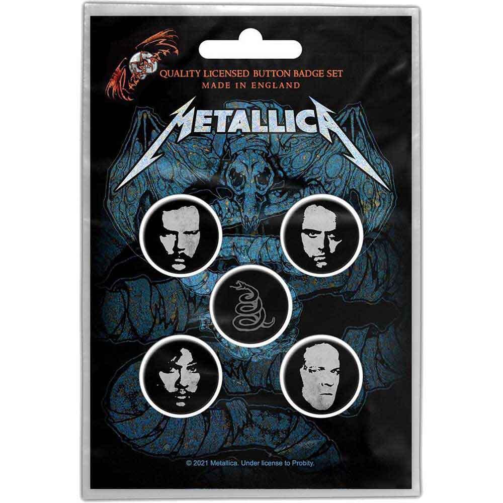 Pins Pack de Badges Metallica Button Badge Pack: Wherever I May Roam – Image 2