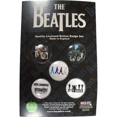 The Beatles Button Badge Pack Pins: 1969-1970