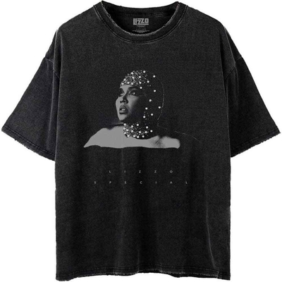 T-shirt Lizzo Unisex T-Shirt: Special Black & White Photo (Black) (Wash Collection) Taille M