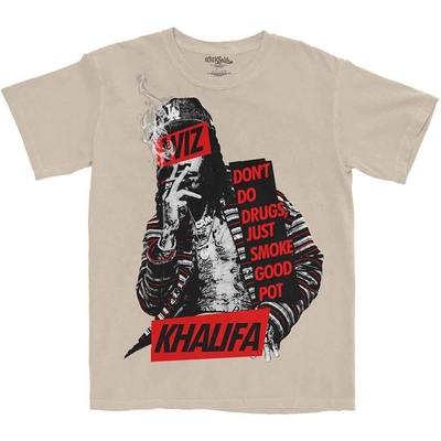 T-shirt Wiz Khalifa Unisex T-Shirt: Propaganda (Sand) Taille M