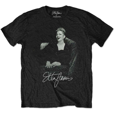 T-Shirt Etta James Unisex T-Shirt: Etta Seated (Black) Taille XXL