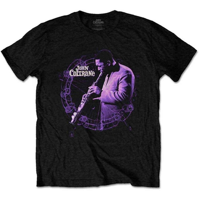 T-Shirt John Coltrane Unisex T-Shirt: Circle Live (Black) Taille M
