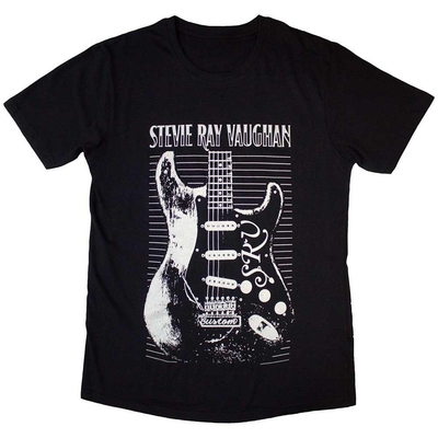 T-Shirt Stevie Ray Vaughan Unisex T-Shirt: Guitar (Black) Taille XL