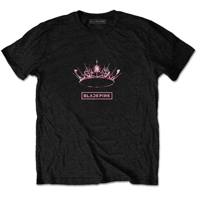 T-Shirt BlackPink Unisex T-Shirt: The Album - Crown (Black) Taille M