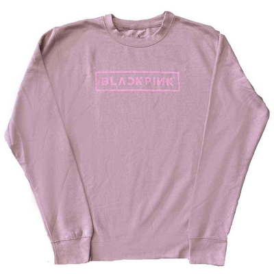 Pull Sweat BlackPink Unisex Sweatshirt: Logo (Pink) Taille S