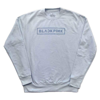 Pull Sweat BlackPink Unisex Sweatshirt: Logo (Light Blue) Taille S