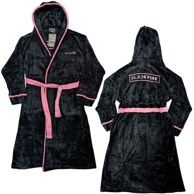 Peignoir BlackPink Unisex Bathrobe: Logo (Black) Taille L/XL