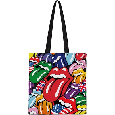 Tote bag The Rolling Stones : Tongues (Cotton)