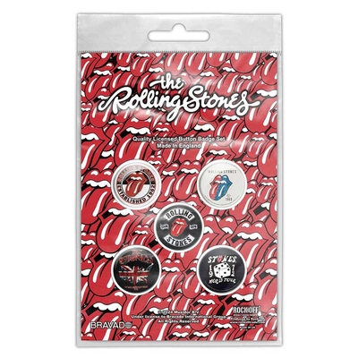 Pins The Rolling Stones Button Badge Pack: Tour Collection