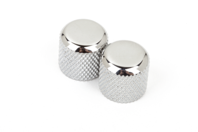 Fender Telecaster/Precision Bass Dome Knobs (Chome) (2)