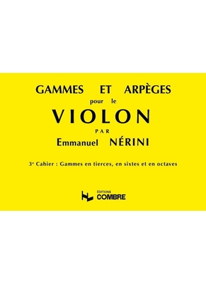 Gammes et arpèges vol.3 Violon