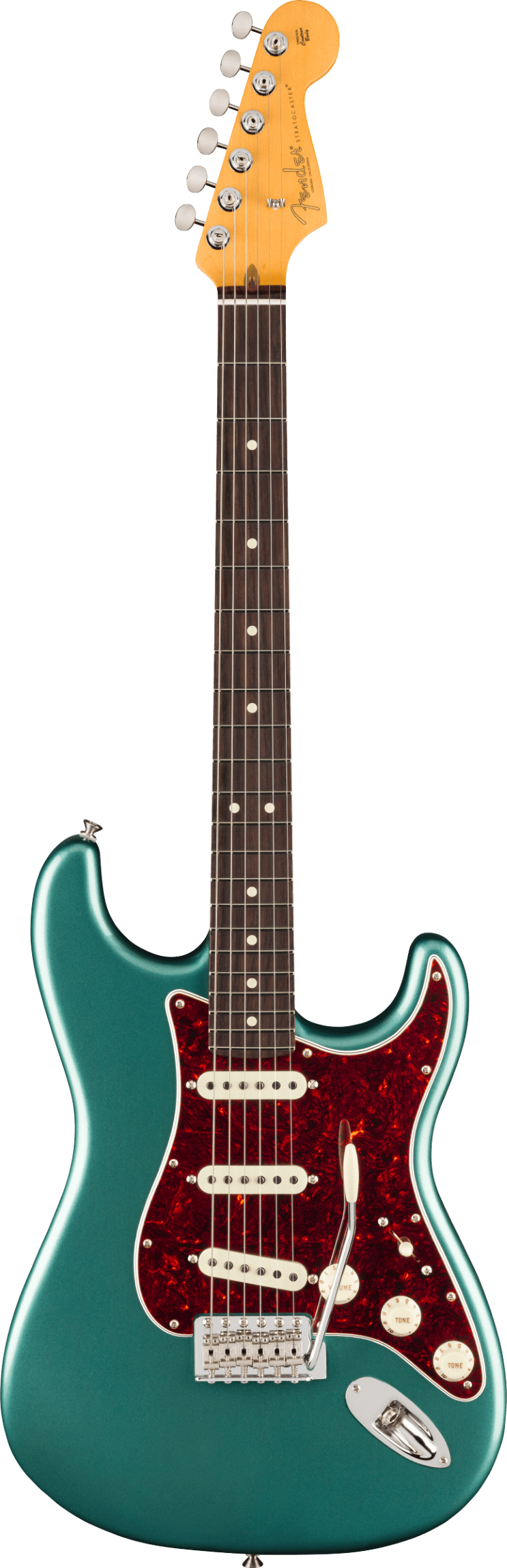 Fender American Professional Classic Stratocaster, Maple Fingerboard, Faded Sherwood Green Metallic