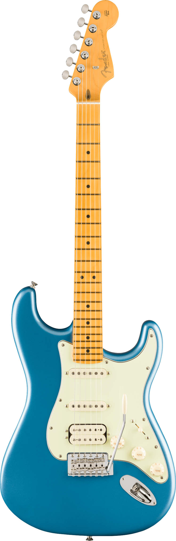 Fender American Professional Classic Stratocaster HSS, Maple Fingerboard, Faded Lake Placid Blue