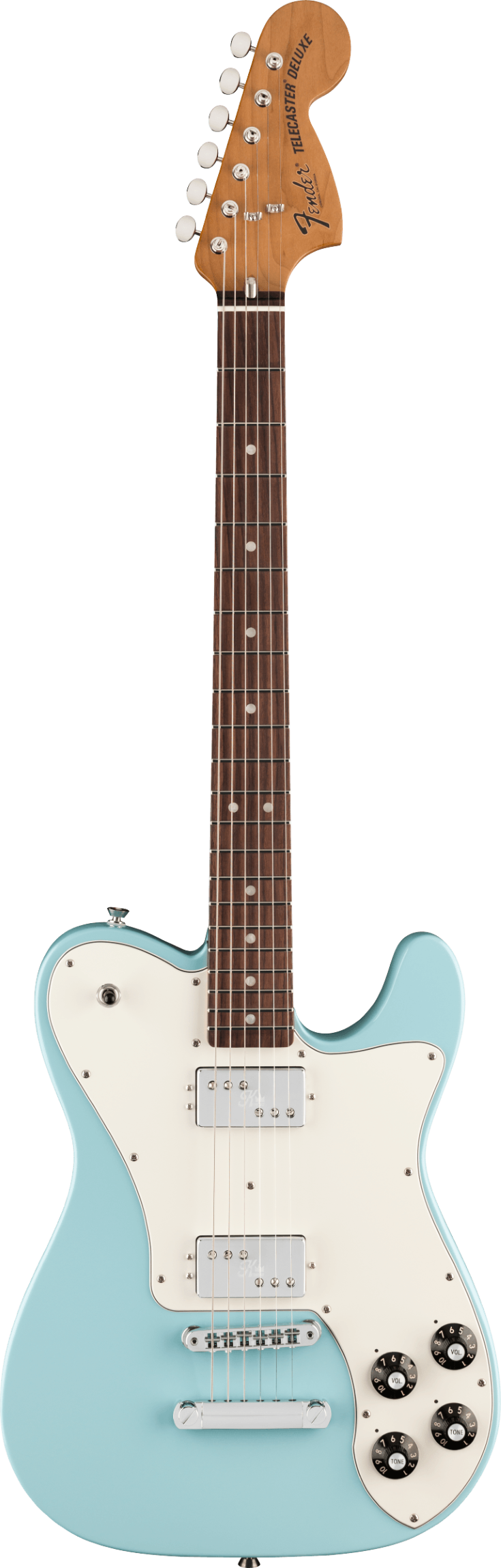 Fender Kingfish Delta Day Telecaster Deluxe, Rosewood Fingerboard, Daphne Blue