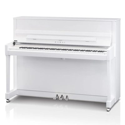 Kawai K200 WH/P Blanc poli-brillant Chrome 114 cm