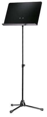K & M 118/1 Orchestra music stand - Black stand black aluminium desk