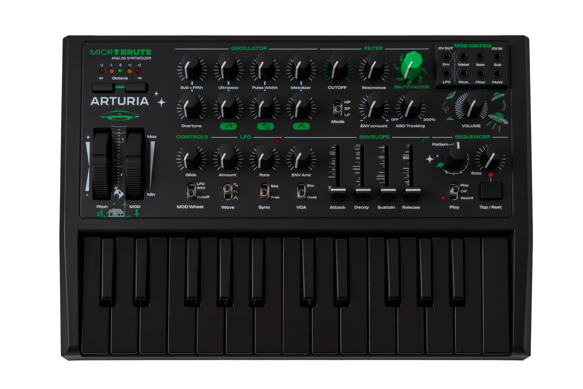 Arturia MicroBrute UFO Limited Edition