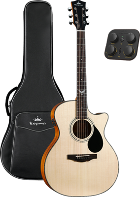 Kepma Guitars F0E-B Grand Auditorium, Natural