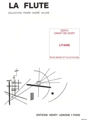 Litanie (pour mezzo et flûte en sol)