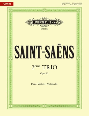 2ème Trio opus 92 pour piano, violon et violoncelle