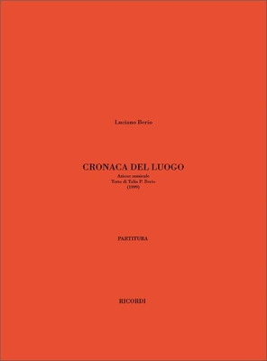 Cronaca del luogo - azione musicale