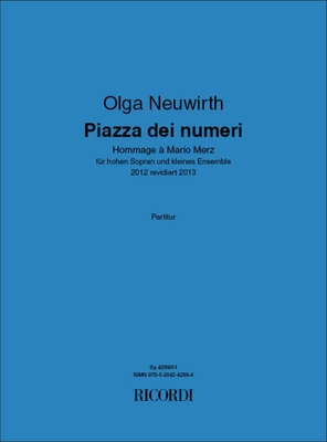 Piazza dei numeri für hohen Sopran und kleines Ensemble
