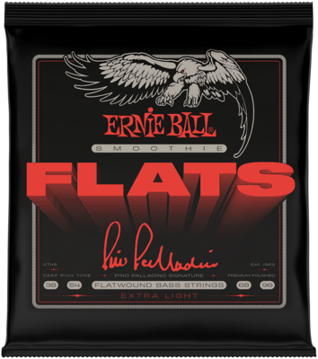 Ernie Ball 2748 Extra Light Pino Palladino Smoothie Flats, 38-98