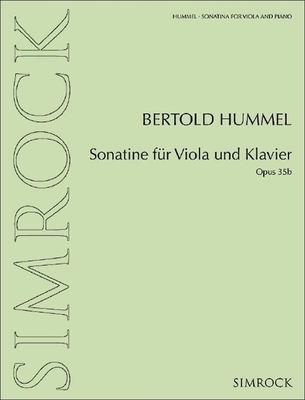 Sonatina for viola and piano Op. 35b