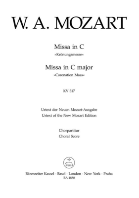 Messe en do majeur KV 317 Couronnement Krönungsmesse KV317 (SATB)