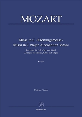 Messe en do majeur KV 317 Couronnement Krönungsmesse KV317 (SATB + réduction piano)