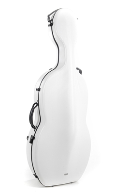 Gewa Pure Rolly Etui Polycarbonate Violoncelle 4/4 4.6 Blanc (avec roulettes)