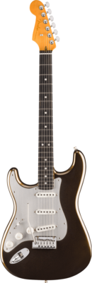 Fender American Ultra II Stratocaster Left-Hand, Ebony Fingerboard, Texas Tea
