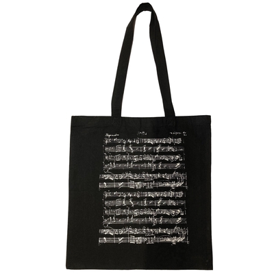 Tote bag Black Manuscript Notes