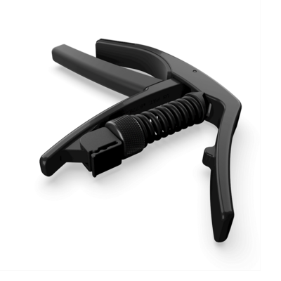 Planet Waves Capo, NS Artist DROP-TUNE Capo, Front-Mounted, Black