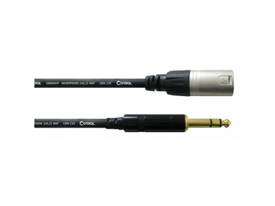 Cordial CFM 6 MV câble studio, 6m, Jack sym-XLRm