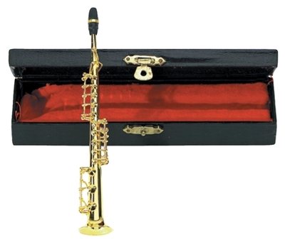 Gewa Miniature Soprano Saxophone Instrument 15cm(decoration, non-playable)