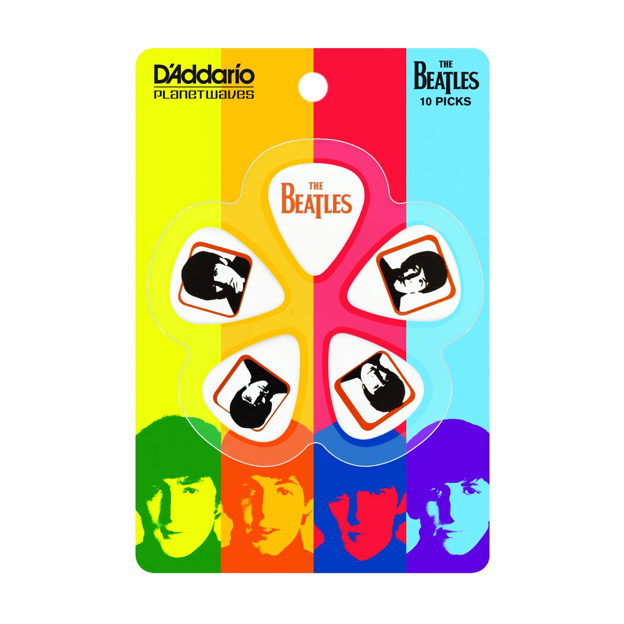 Planet Waves Picks Beatles, HDN1, Medium, Pack of 10 pieces