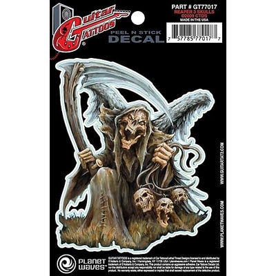 Planet Music Guitar Tattoo - Reaper 3 Skull