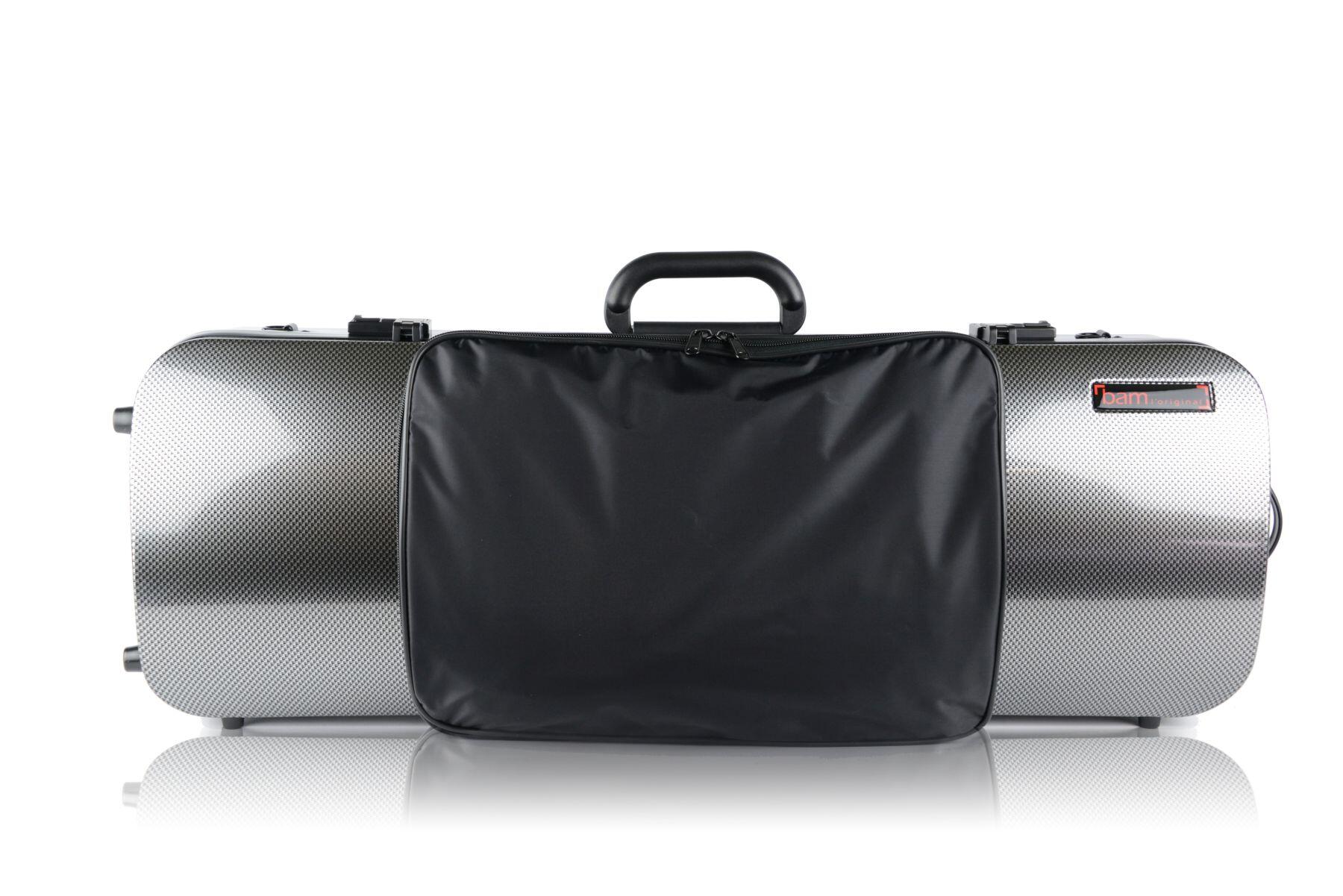 Bam 5202XLSC Hightech Oblong Viola Alto Case Compact Size Carbon Silver