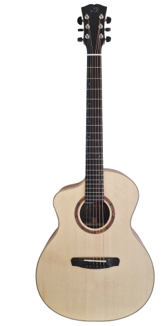Dowina Vintage Series, Chardonnay Left Hand Grand Auditorium Cut Swiss-Spruce/Walnut, LR EAS