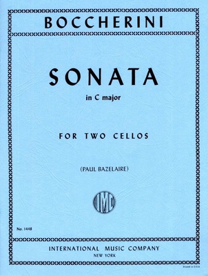 Sonata in C major for 2 cellos (Boccherini, Bazelaire)