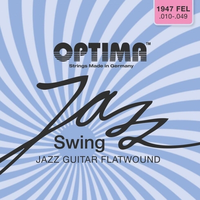 Optima 010-049 Jazz Swing Chrome Flatwound