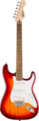 Squier Sonic Stratocaster, Laurel Fingerboard, White Pickguard, Sienna Sunburst