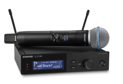 Shure SLXD24 E/B58 HF handheld transmitter system, Beta58A, S50