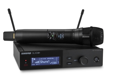 Shure SLXD24 E/N8C HF handheld transmitter system, N8CB, G65