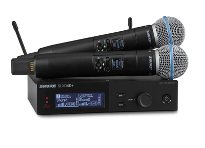 Shure SLXD24D E/B58 Dual HF system, Beta58A transmitters, S50