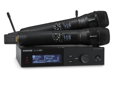 Shure SLXD24D E/N8C Dual HF system, N8CB, G65 transmitters