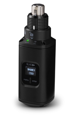 Shure SLXD3 XLR plug-on transmitter, G65